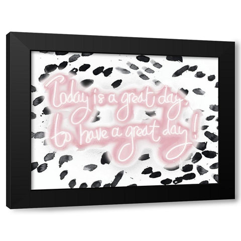Great Day Black Modern Wood Framed Art Print by Bryant, Susan