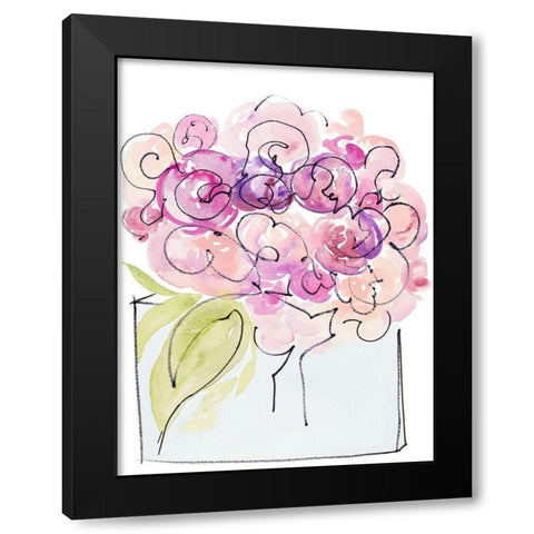 In the Moment Black Modern Wood Framed Art Print with Double Matting by James, Nola