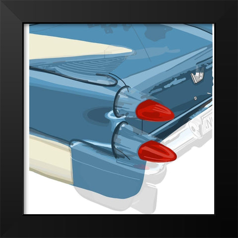 Vintage Car Shot II Black Modern Wood Framed Art Print by Bucheli, Jen