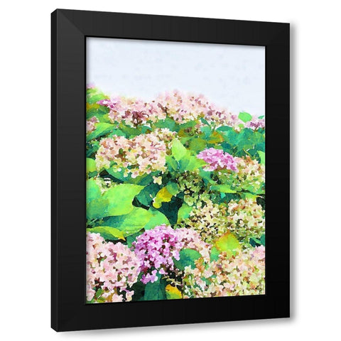 Garden Beauties I Black Modern Wood Framed Art Print by Navas, Emily