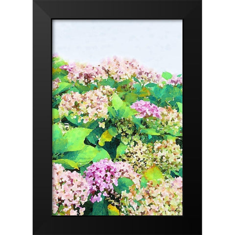 Garden Beauties I Black Modern Wood Framed Art Print by Navas, Emily