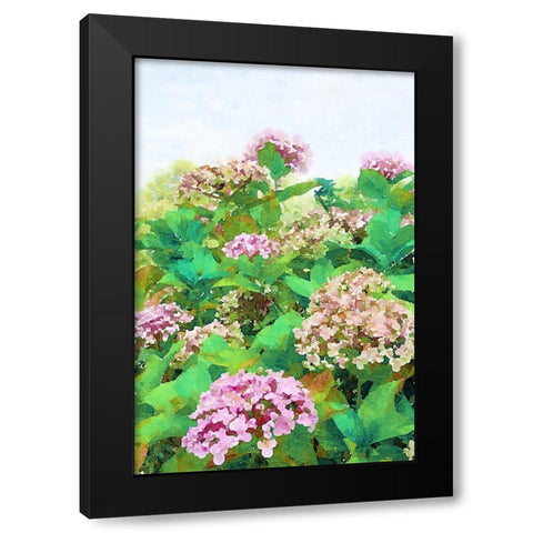 Garden Beauties II Black Modern Wood Framed Art Print by Navas, Emily