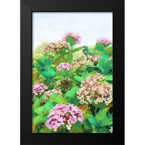 Garden Beauties II Black Modern Wood Framed Art Print by Navas, Emily