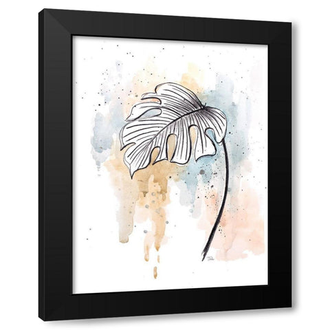 Soft Nature II Black Modern Wood Framed Art Print by Pinto, Patricia