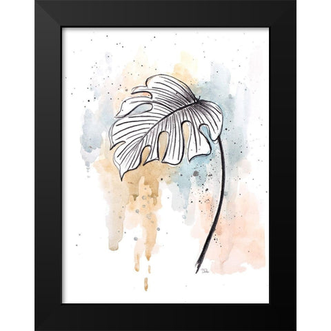 Soft Nature II Black Modern Wood Framed Art Print by Pinto, Patricia
