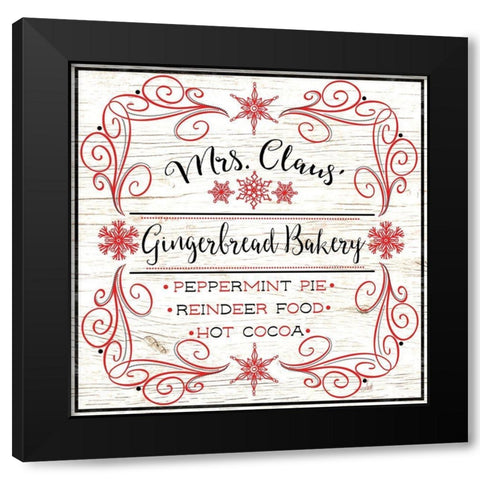 North Peppermint Pole II Black Modern Wood Framed Art Print with Double Matting by Metz, Andi