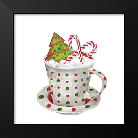 Gingerbread and a Mug Full of Cocoa II Black Modern Wood Framed Art Print by Medley, Elizabeth