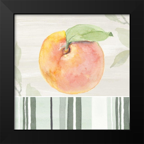 Une Peche I Black Modern Wood Framed Art Print by Loreth, Lanie