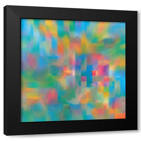 Spectrum Reveal I Black Modern Wood Framed Art Print by Meneely, Dan
