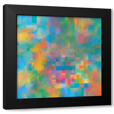 Spectrum Reveal II Black Modern Wood Framed Art Print by Meneely, Dan