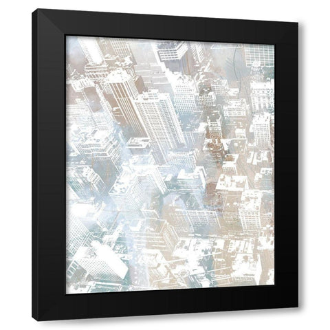 Empire View I (vertical) Black Modern Wood Framed Art Print by Meneely, Dan