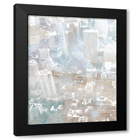 Empire View II  (vertical) Black Modern Wood Framed Art Print by Meneely, Dan