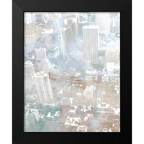 Empire View II  (vertical) Black Modern Wood Framed Art Print by Meneely, Dan