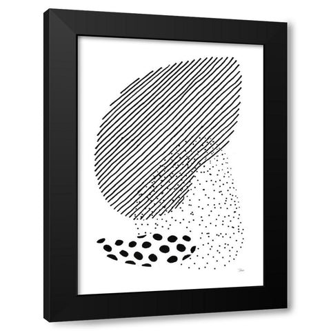 Jungle Zone Black Modern Wood Framed Art Print by Pinto, Patricia