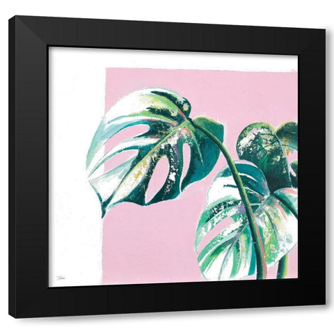 New Tropics II Black Modern Wood Framed Art Print by Pinto, Patricia