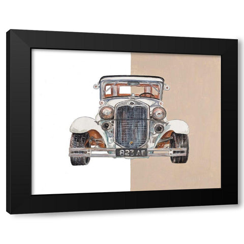 Old Time Road Black Modern Wood Framed Art Print with Double Matting by Pinto, Patricia