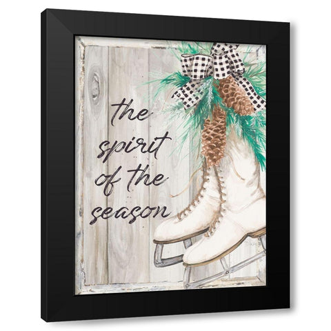 The Spirit Of The Season Black Modern Wood Framed Art Print with Double Matting by Pinto, Patricia
