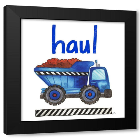 Haul Black Modern Wood Framed Art Print with Double Matting by Medley, Elizabeth