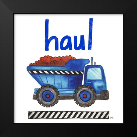 Haul Black Modern Wood Framed Art Print by Medley, Elizabeth