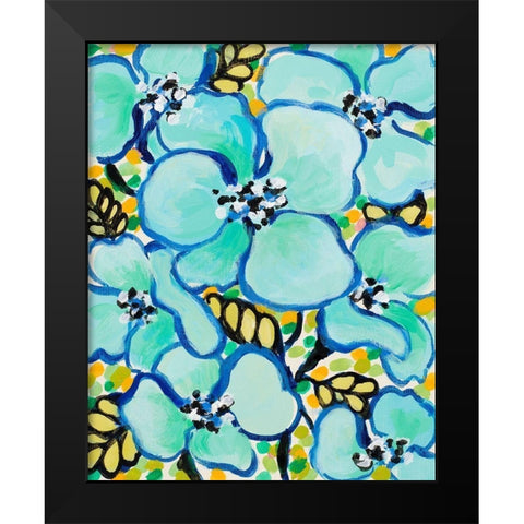 Tropical Days I Black Modern Wood Framed Art Print by Loreth, Lanie