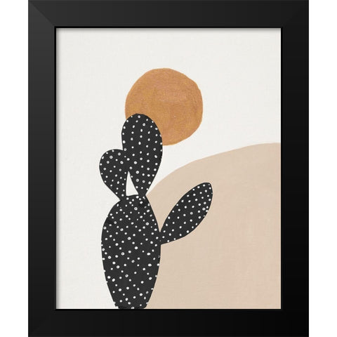 Desert I Black Modern Wood Framed Art Print by Pinto, Patricia