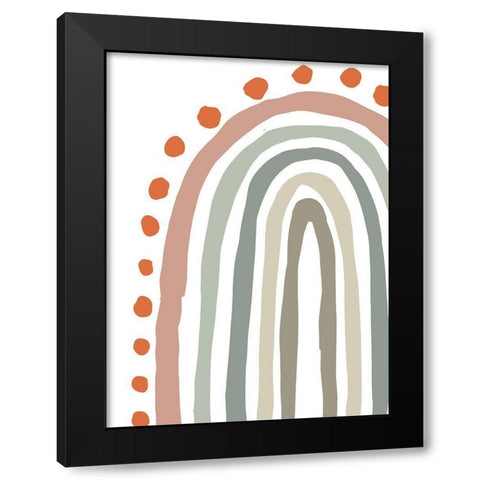 Rainbow II Black Modern Wood Framed Art Print by Medley, Elizabeth