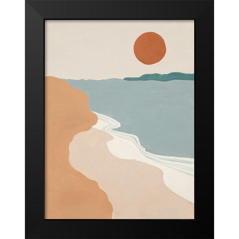 Mid Century Landscape I Black Modern Wood Framed Art Print by Pinto, Patricia