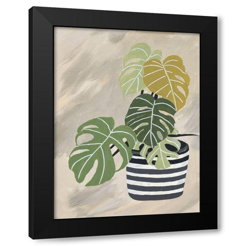 Potted Back To Nature I Black Modern Wood Framed Art Print by Pinto, Patricia