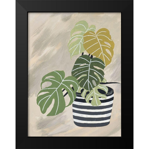 Potted Back To Nature I Black Modern Wood Framed Art Print by Pinto, Patricia