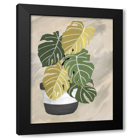Potted Back To Nature II Black Modern Wood Framed Art Print by Pinto, Patricia