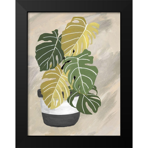 Potted Back To Nature II Black Modern Wood Framed Art Print by Pinto, Patricia