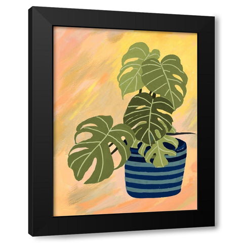 Bright Back To Nature I Black Modern Wood Framed Art Print by Pinto, Patricia