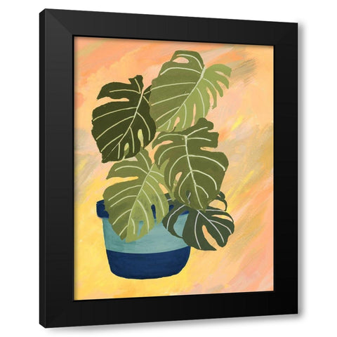 Bright Back To Nature II Black Modern Wood Framed Art Print with Double Matting by Pinto, Patricia