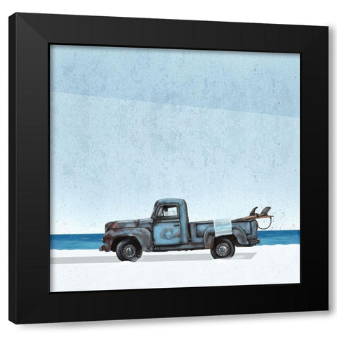 Surf Vehicle I Black Modern Wood Framed Art Print by Sheppard, Lucca