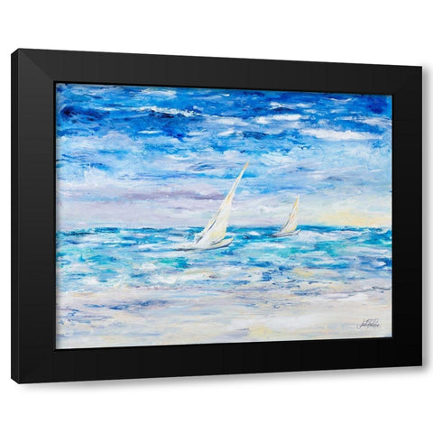Follow The Trade Winds Black Modern Wood Framed Art Print with Double Matting by DeRice, Julie