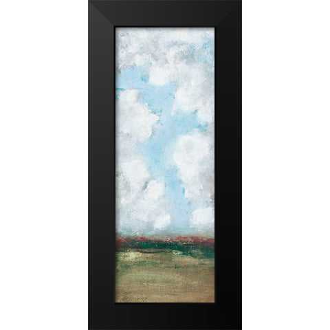 Spring Panel I Black Modern Wood Framed Art Print by Pattinian, Merri