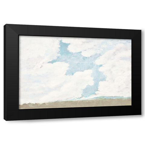 Spring Clouds II Black Modern Wood Framed Art Print by Pattinian, Merri