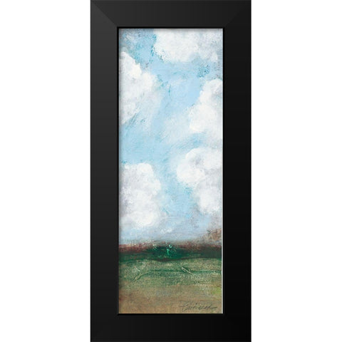 Spring Panel II Black Modern Wood Framed Art Print by Pattinian, Merri