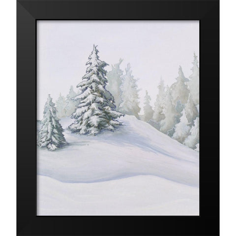 Aspen Forest I Black Modern Wood Framed Art Print by Diannart