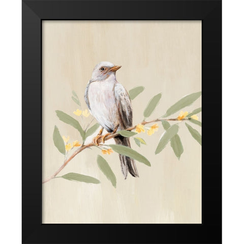 Bird II Black Modern Wood Framed Art Print by Loreth, Lanie