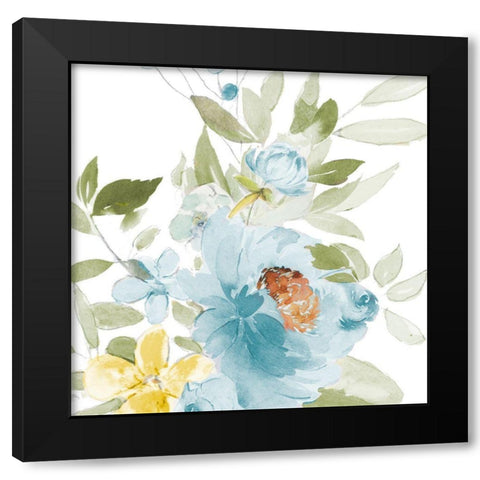 Sweet Blooms I Black Modern Wood Framed Art Print by Pinto, Patricia