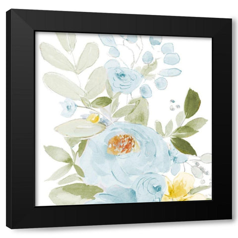 Sweet Blooms II Black Modern Wood Framed Art Print by Pinto, Patricia