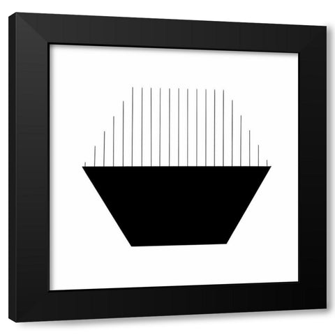 Mod Ship Black Modern Wood Framed Art Print by Navas, Emily