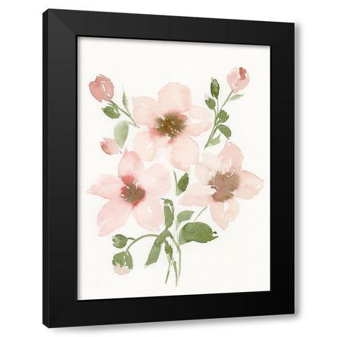 April Begins Black Modern Wood Framed Art Print with Double Matting by Price, Lucille