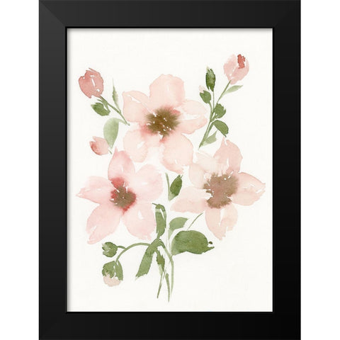 April Begins Black Modern Wood Framed Art Print by Price, Lucille