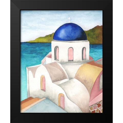 Santori I Black Modern Wood Framed Art Print by Medley, Elizabeth