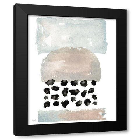 Another Place II Black Modern Wood Framed Art Print with Double Matting by Medley, Elizabeth