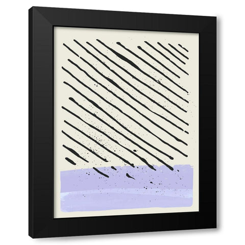 Certain Rhythm III Black Modern Wood Framed Art Print with Double Matting by Sheppard, Lucca