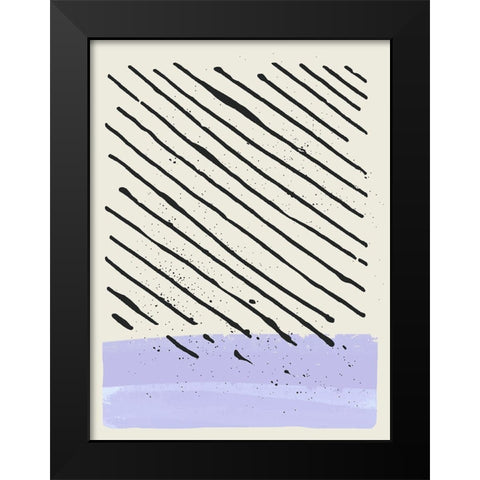 Certain Rhythm III Black Modern Wood Framed Art Print by Sheppard, Lucca