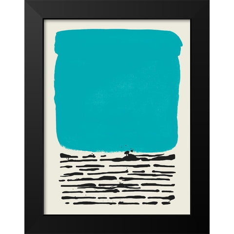 Certain Rhythm II Black Modern Wood Framed Art Print by Sheppard, Lucca